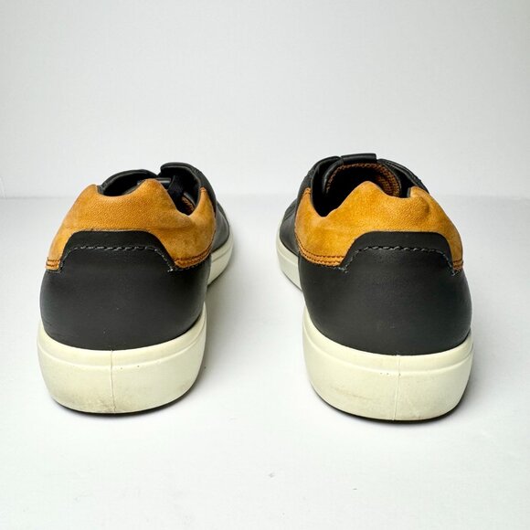 Ecco Men's Soft 7 Leather Sneaker Black Sz 9 US - Picture 8 of 9